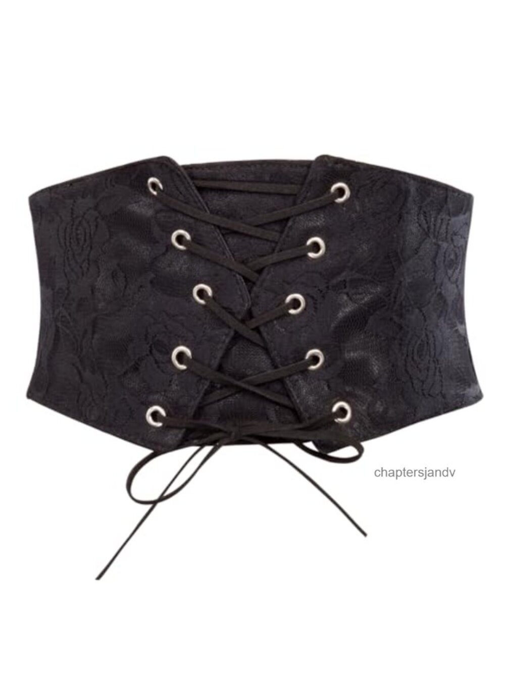 Floral Lace-Up Corset Belt Stretch Waist Cincher Renaissance Costume